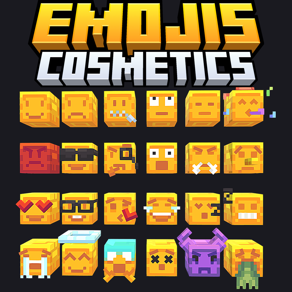 Emojis cosmetics pack